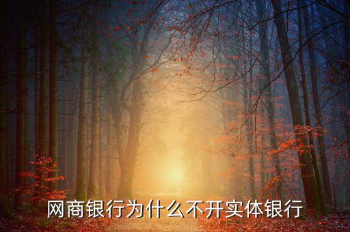 浙江網(wǎng)商銀行為什么不設物理網(wǎng)點,網(wǎng)商銀行為什么不開實體銀行