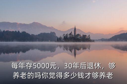 每年存5000元，30年后退休，夠養(yǎng)老的嗎你覺(jué)得多少錢才夠養(yǎng)老