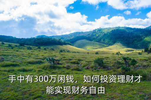 手中有300萬閑錢，如何投資理財(cái)才能實(shí)現(xiàn)財(cái)務(wù)自由