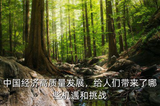 中國經(jīng)濟(jì)高質(zhì)量發(fā)展，給人們帶來了哪些機(jī)遇和挑戰(zhàn)