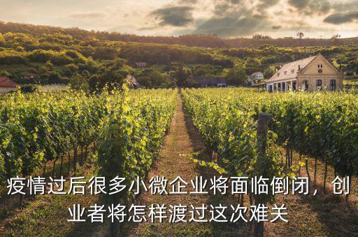 疫情過后很多小微企業(yè)將面臨倒閉，創(chuàng)業(yè)者將怎樣渡過這次難關(guān)