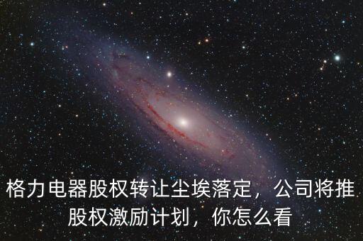 格力電器股權(quán)轉(zhuǎn)讓塵埃落定，公司將推股權(quán)激勵計劃，你怎么看