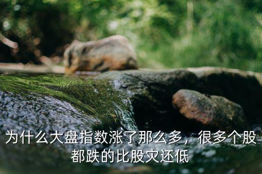 為什么大盤(pán)指數(shù)漲了那么多，很多個(gè)股都跌的比股災(zāi)還低