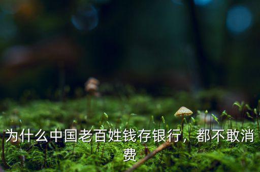 為什么中國老百姓錢存銀行，都不敢消費(fèi)
