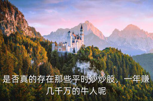是否真的存在那些平時(shí)炒炒股，一年賺幾千萬(wàn)的牛人呢