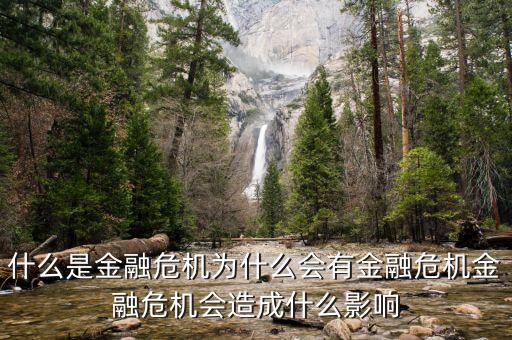 金融危機(jī)是什么意思,金融危機(jī)是什么