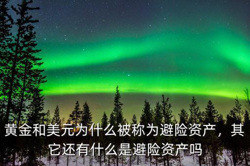 黃金和美元為什么被稱為避險資產(chǎn)，其它還有什么是避險資產(chǎn)嗎