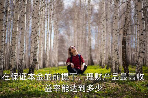在保證本金的前提下，理財(cái)產(chǎn)品最高收益率能達(dá)到多少