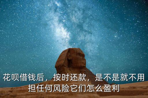 花唄借錢后，按時(shí)還款，是不是就不用擔(dān)任何風(fēng)險(xiǎn)它們?cè)趺从? class=