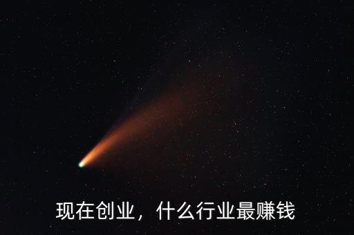 現(xiàn)在創(chuàng)業(yè)，什么行業(yè)最賺錢