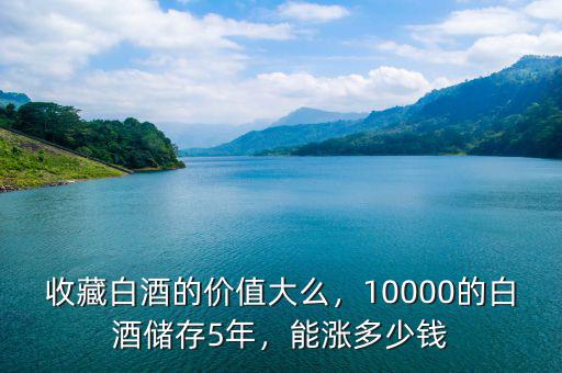 收藏白酒的價值大么，10000的白酒儲存5年，能漲多少錢