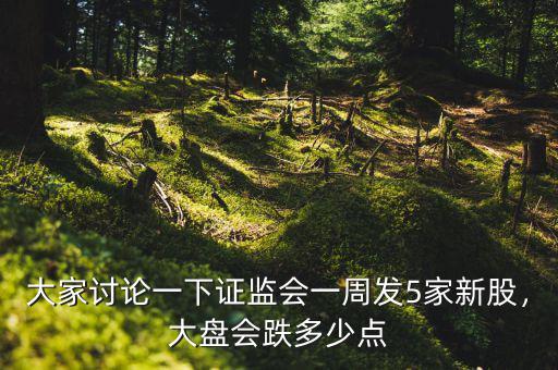 大家討論一下證監(jiān)會(huì)一周發(fā)5家新股，大盤(pán)會(huì)跌多少點(diǎn)