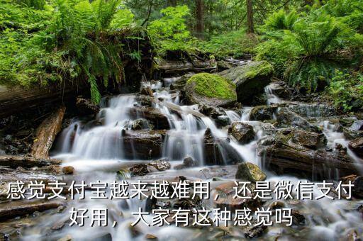 感覺支付寶越來越難用，還是微信支付好用，大家有這種感覺嗎