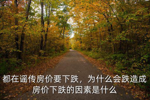 房價(jià)會(huì)跌的原因是什么,造成房價(jià)下跌的因素是什么