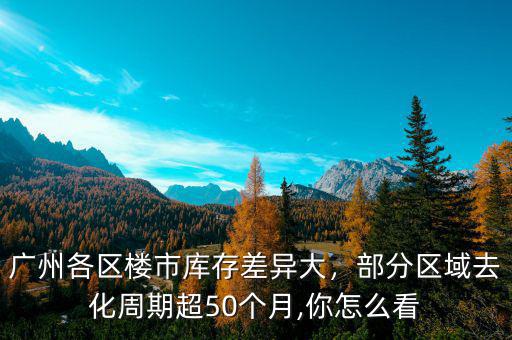 廣州各區(qū)樓市庫(kù)存差異大，部分區(qū)域去化周期超50個(gè)月,你怎么看