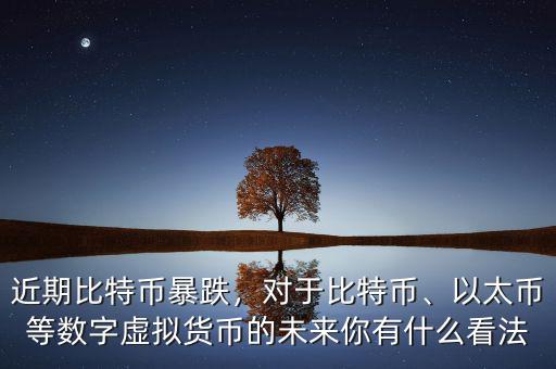 近期比特幣暴跌，對于比特幣、以太幣等數(shù)字虛擬貨幣的未來你有什么看法