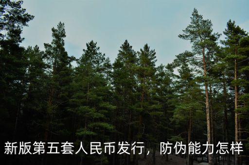 新版第五套人民幣發(fā)行，防偽能力怎樣
