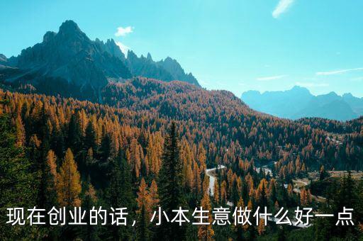 現(xiàn)在創(chuàng)業(yè)的話，小本生意做什么好一點(diǎn)