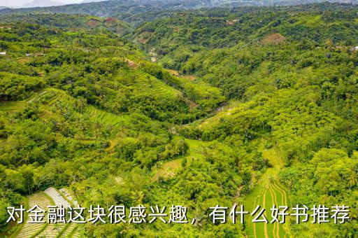 對金融這塊很感興趣，有什么好書推薦