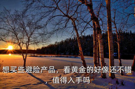 想買些避險(xiǎn)產(chǎn)品，看黃金的好像還不錯，值得入手嗎