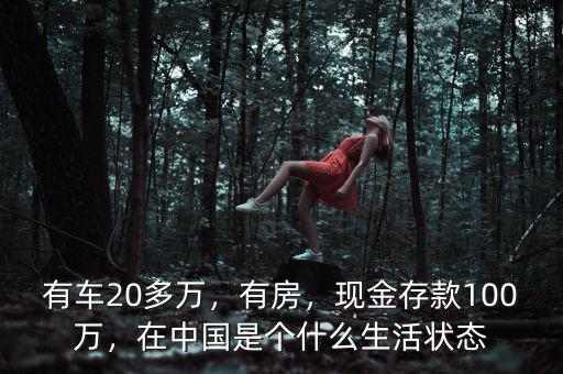 有車20多萬(wàn)，有房，現(xiàn)金存款100萬(wàn)，在中國(guó)是個(gè)什么生活狀態(tài)