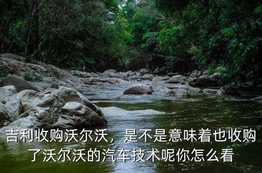 吉利收購沃爾沃，是不是意味著也收購了沃爾沃的汽車技術(shù)呢你怎么看
