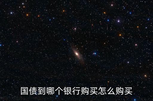 國債到哪個銀行購買怎么購買