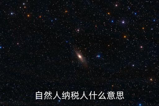 登記稅務(wù)的自然人是什么意思，請(qǐng)問(wèn)一下自然人登記是什么意思