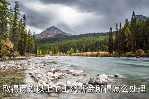 兩處報工薪有沒有什么問題，取得兩處以上的工資薪金所得怎么處理