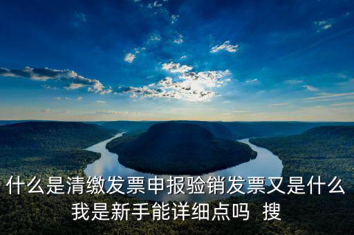 什么是清稅申報(bào)，什么叫清稅啊