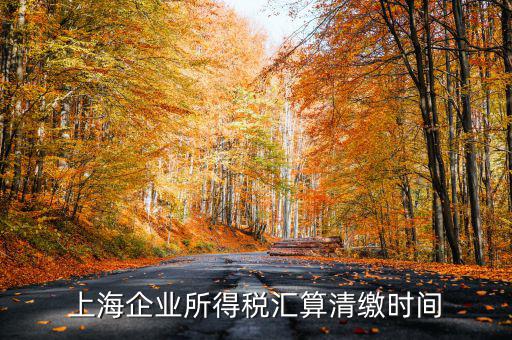 上海企業(yè)匯算清繳到什么時(shí)候，公司年度匯算清繳申報(bào)所得稅幾月結(jié)束