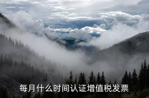 月底認證什么發(fā)票，每月什么時間認證增值稅發(fā)票
