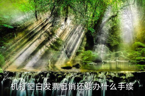 空白發(fā)票繳銷(xiāo)有什么手續(xù)，機(jī)打空白發(fā)票已銷(xiāo)還要辦什么手續(xù)