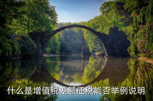 小規(guī)模增值稅差額征收什么意思，什么是增值稅差額征稅