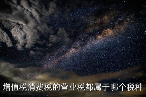 營業(yè)稅是什么稅種，營業(yè)稅屬于什么稅種