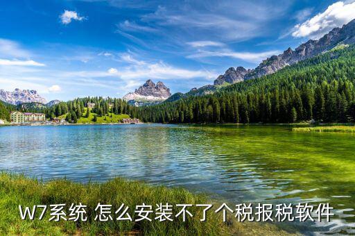 為什么下載不了個稅客戶端，W7系統(tǒng) 怎么安裝不了個稅報稅軟件