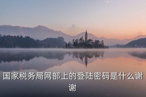 山東國稅證書登錄密碼是什么，國家稅務(wù)局網(wǎng)部上的登陸密碼是什么謝謝