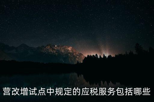 什么是應(yīng)稅服務(wù)，小規(guī)模申報(bào)表中應(yīng)稅服務(wù)什么意思