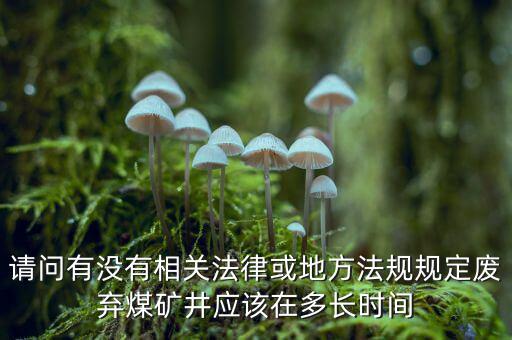 衰竭期煤礦有什么規(guī)定，國家有關煤礦石灰病有什么條例