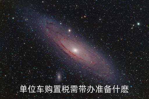 單位車輛購置稅需要什么材料，新車?yán)U納購置稅需要帶什么