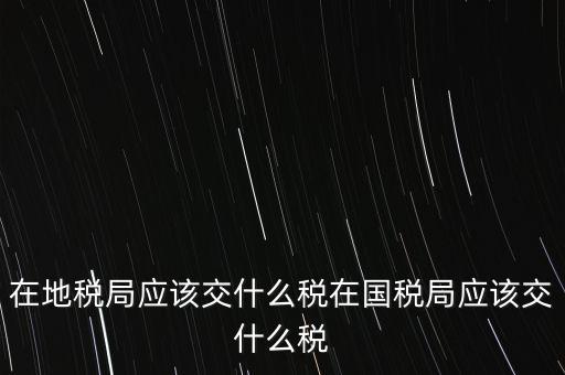 山東地稅交什么稅，現(xiàn)在山東省地稅系統(tǒng)征說(shuō)稅種有哪些