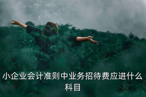 小企業(yè)發(fā)生的業(yè)務招待費通過什么科目核算，業(yè)務招待費屬于什么會計科目