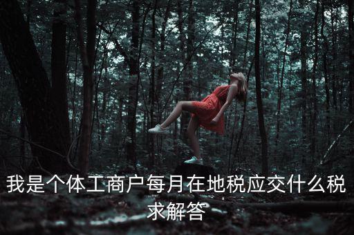 個體戶地稅局交什么稅，個體經(jīng)營戶地稅是按什么標(biāo)準(zhǔn)收費(fèi)的