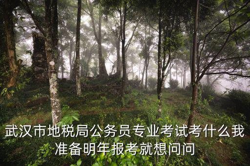 省地稅局復(fù)試考什么，武漢市地稅局公務(wù)員專業(yè)考試考什么我準(zhǔn)備明年報(bào)考就想問(wèn)問(wèn)