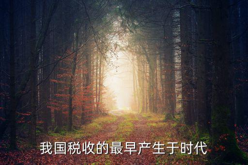 中國稅收的最早形式是什么，我國稅收最早產(chǎn)于哪個時代
