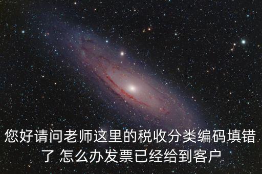 稅收分類編碼錯(cuò)誤的是什么，汽車導(dǎo)航儀稅收分類編碼是什么