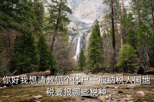 一般納稅人地稅交什么稅，地稅應(yīng)交哪些稅