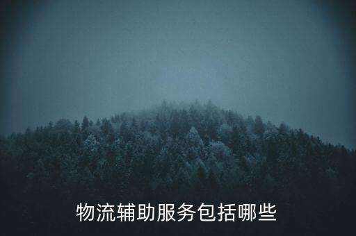 物流輔助服務費是什么，物流輔助費的銷項稅金繳納城建稅及附加