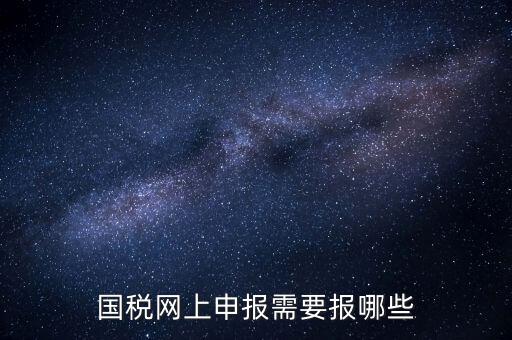 網(wǎng)上申報(bào)國(guó)稅需要什么，去國(guó)稅辦稅大廳申報(bào)網(wǎng)上申報(bào)資格需要什么