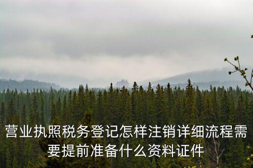 稅務(wù)登記注銷要帶什么資料，稅務(wù)局注銷個(gè)體戶需要帶的東西